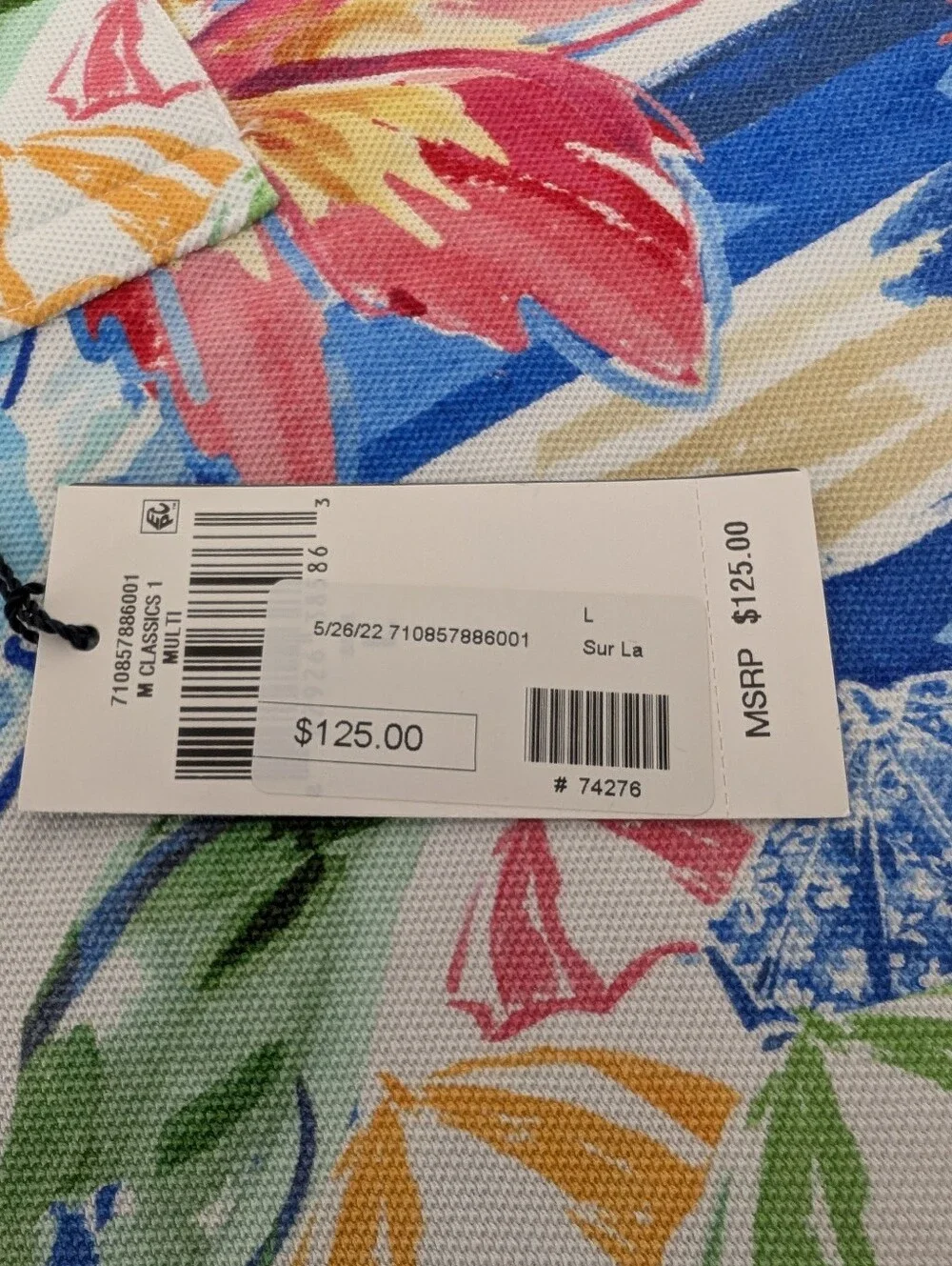 NEW Polo by Ralph Lauren Large Riviera Print Mesh Cotton Polo Tropical Sailboat